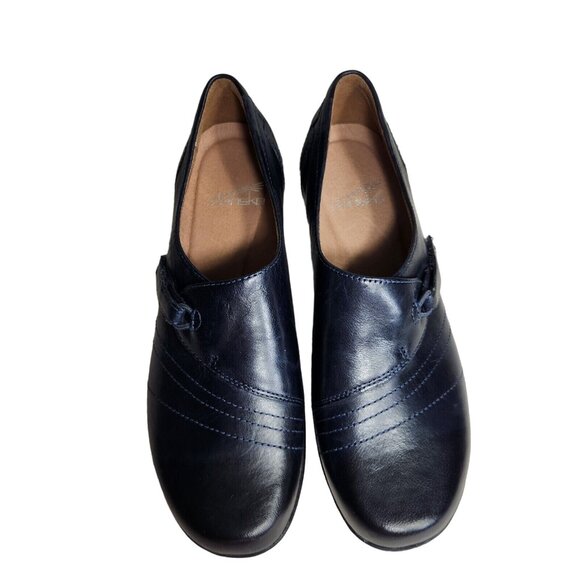 Dansko Womens Size 37 6.5 - 7 Slip On Blue comfort Shoes Slip Resistant 84 - Picture 5 of 11